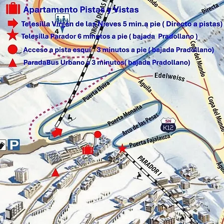 아파트 Vistas Y Pistas Acogedor Y Espacioso Duplex En Zona Alta Con Garaje